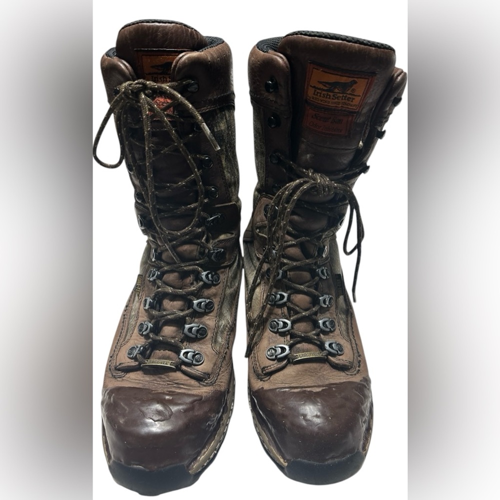 Irish Setter Men’s 10Thinsulate Ultra 600 Gram Camo Hunting Boots WaterproofB1